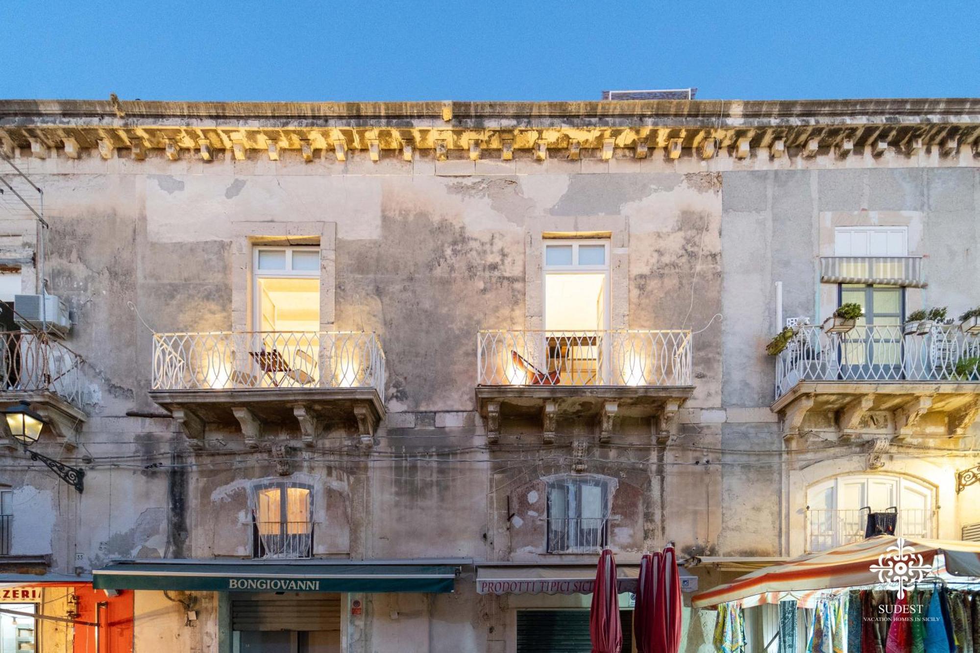 La Terrazza Sull'Antico Mercato Di Ortigia Συρακούσες Εξωτερικό φωτογραφία